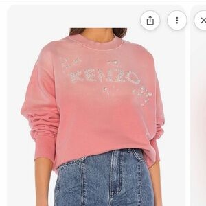 Kenzo Blush Pink Crew Neck Sweater